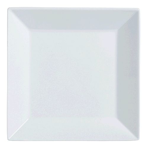 Cardinal Arcoroc Mix Up White Porcelain 8-5/8" Square Deep Plate