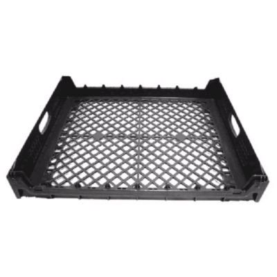 Blue Plastic Double Bun Tray For Sandwich Program