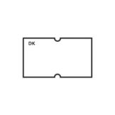 DayMark DuraMark&trade; Blank White Label for DM-3 Label Gun
