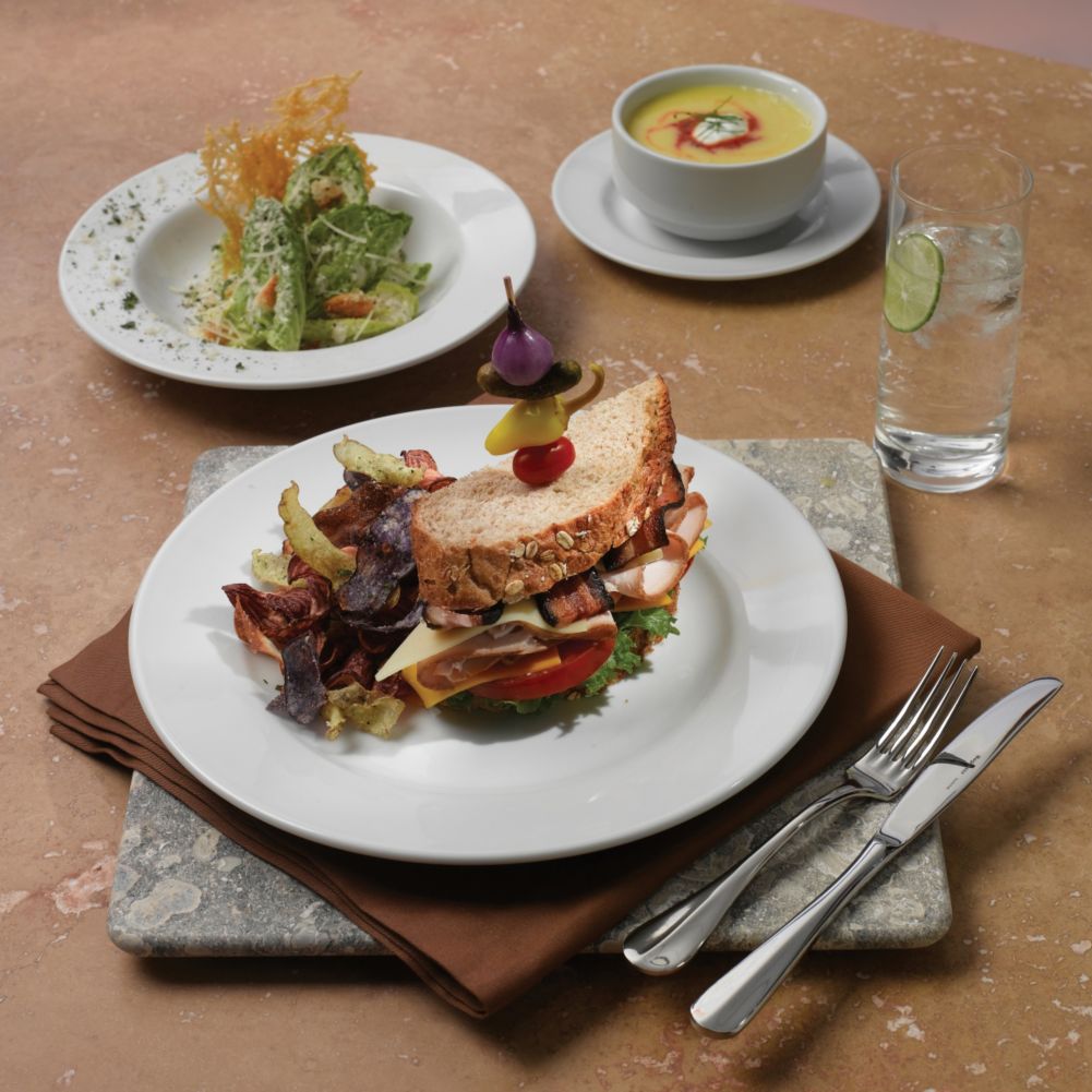 Steelite Varick Cafe White Porcelain 8" Plate