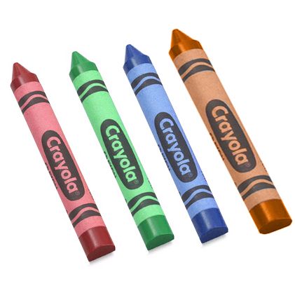 Crayola Crayons, 4 Color Bulk Box (not individually wrapped)