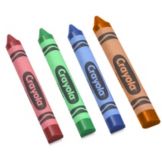 Crayola Crayons, 4 Color Bulk Box (not individually wrapped)
