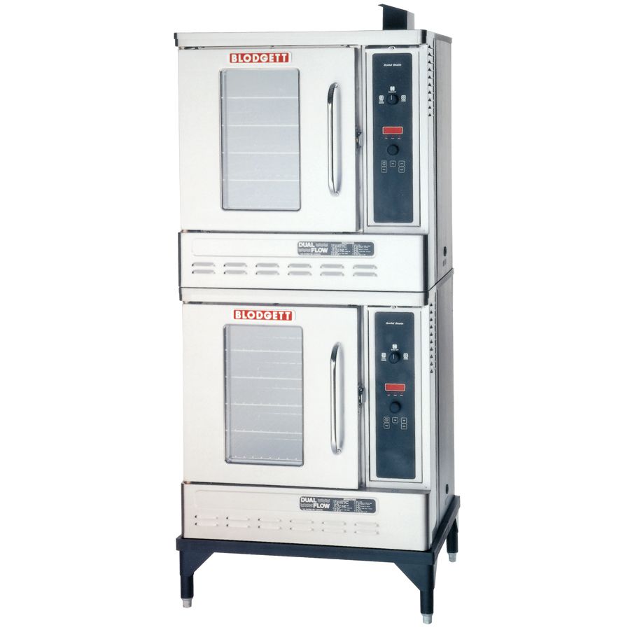 Blodgett Gas Convection Double Oven w/  Stand and Draft Diverter Hood
