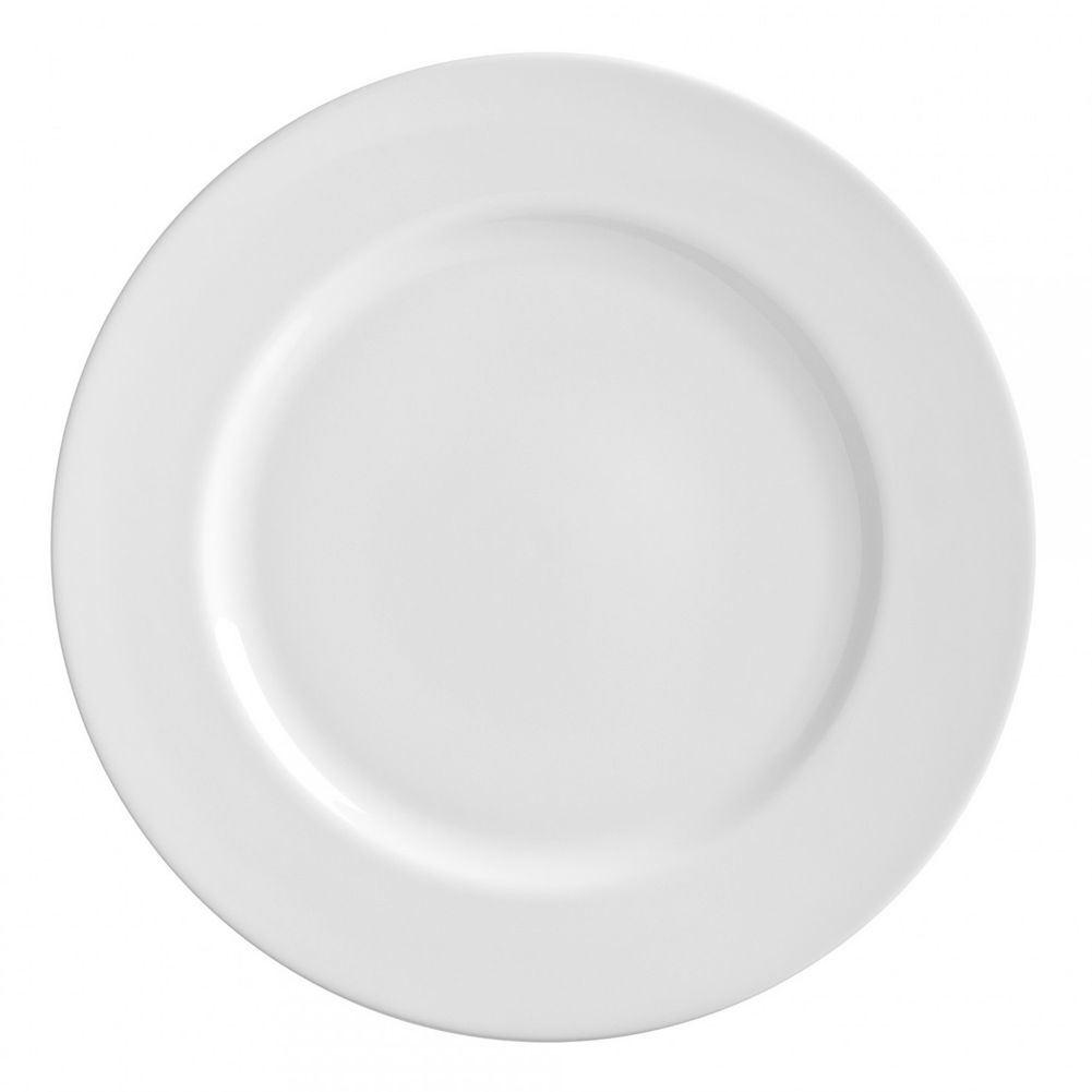 10 Strawberry Street Royal White 12" Charger Plate
