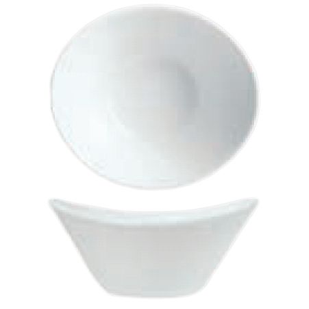 Syracuse 6-3/8quot; Aluma White Oval Infinity Bowl