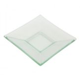 Ten Strawberry Street Sheer 5-3/4" Square Clear Appetizer Plate