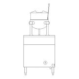 Cleveland Range 6 Gallon Electric Kettle/Cabinet Assembly
