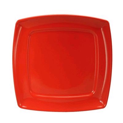 Oneida&reg; Stealth&trade; Aztec Red 8" Square Plate