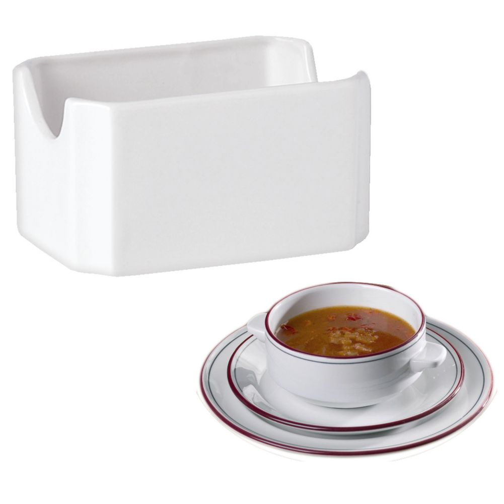 Steelite Simplicity Cabernet Sugar Packet Container