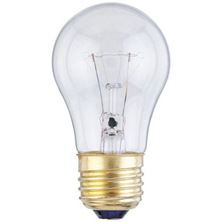 Clear A-19 Incandescent 40W Bulb, 120V 5000 Hours, 4 Pack