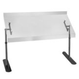 Cal-Mil&reg; Portable 4 Ft. Metal Frame Sneezeguard