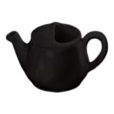 Diversified Ceramics Black 16 oz English Teapot w/o Lid