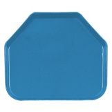 Cambro&reg; Horizon Blue 14" x 18" Trapezoid Camtray&reg;