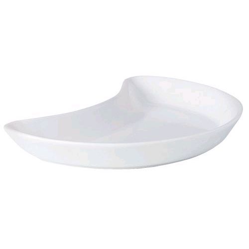 Steelite Performance Simplicity White 8" Crescent Salad Plate