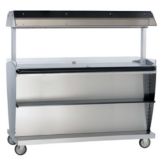 Alto-Shaam&reg; 72" Deluxe Island Hot Food Takeout Merchandiser