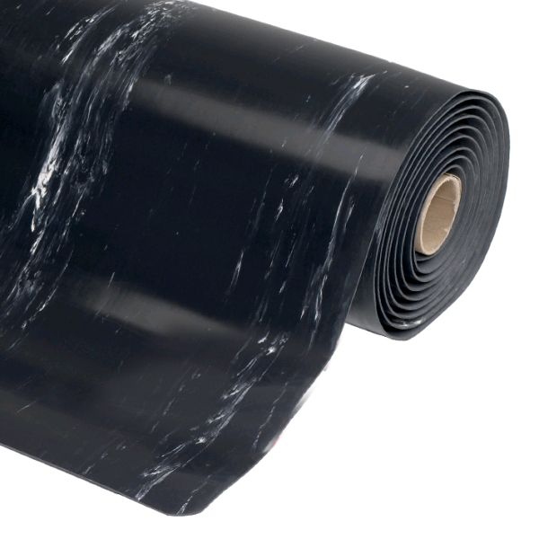 NoTrax&reg; Black Marble Sof-Tyle&trade; Mat