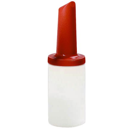 Carlisle&reg; PourPlus Red Store 'n Pour Complete 32 Oz Pourer
