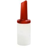 Carlisle&reg; PourPlus Red Store 'n Pour Complete 32 Oz Pourer