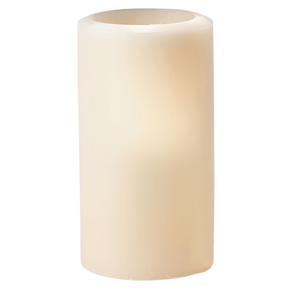 Candle Lamp&reg; Ivory Hollow Pillar Lamp