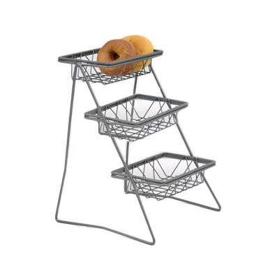Dover European Metalworks Steel Amenity Stand w/ Baskets