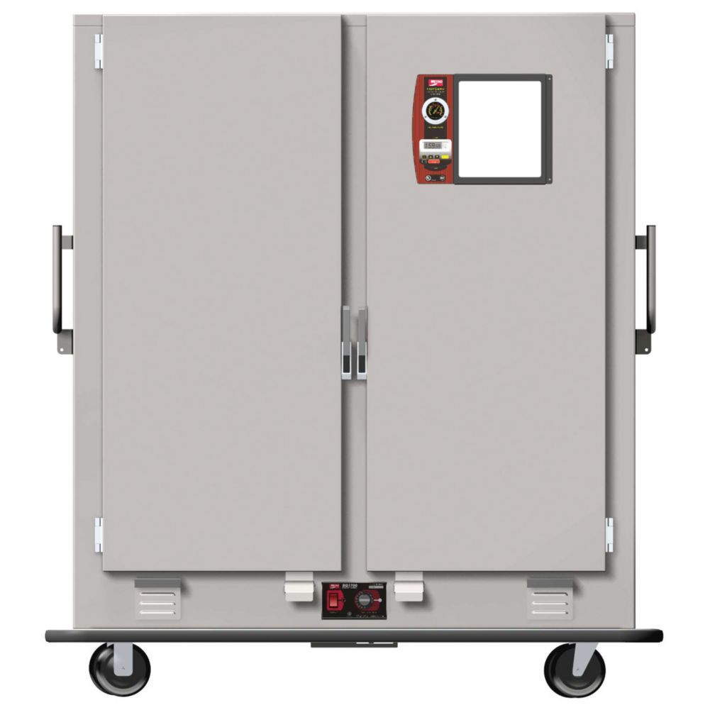 Metro&reg; S/S 2-Door Heated Banquet Cabinet / Holds 200 Plates