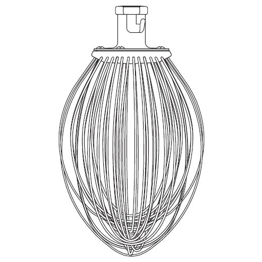 Berkel Wire Whip for FMS30/40 Mixer 30 or 40 Quart Mixing Bowls