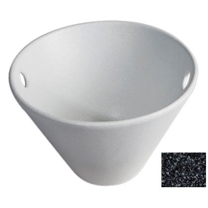 Bugambilia Medium Round Ice Bucket, Granite Black