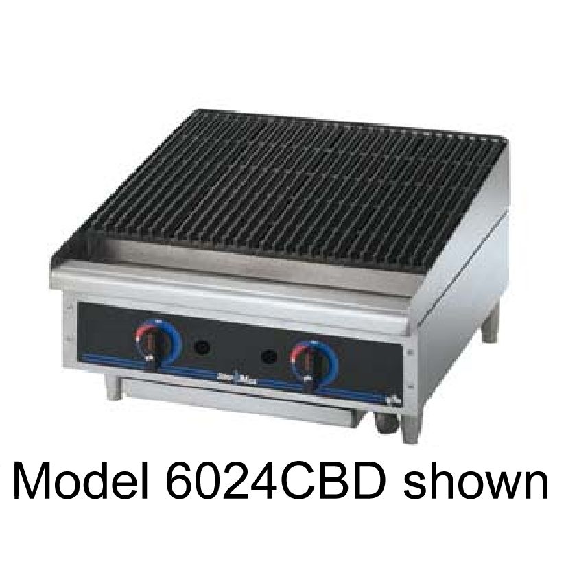 Star&reg; Mfg. Star-Max&reg; Lava Rock Gas 15" Char-Broiler