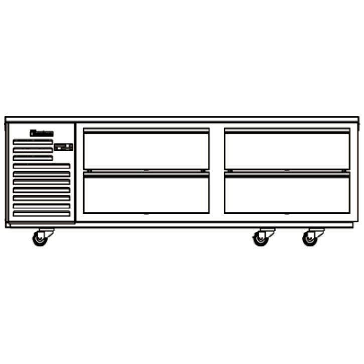 Vulcan Hart Achiever 72" Refrigerated Base
