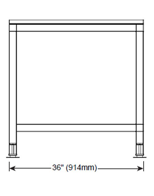 Alto-Shaam&reg; Stacking Kit for 6-10ESiN over ASC-2E CombiTherm Ovens