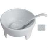 Bugambilia Large Molcajete, Marble White