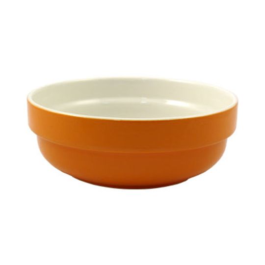 Steelite Intl. Performance Carnival Amber 31 Oz Stacking Slimline Bowl