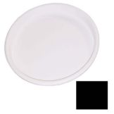 Round Service Tray, Black, 11"