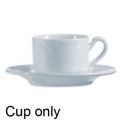 Cardinal Arcoroc Horizon Porcelain 4 Oz. A.D. Cup