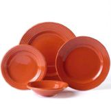 Steelite Anfora Tiffany Coral Red Oval 12-1/4" Platter