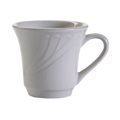Tuxton&reg; Sonoma 6 Oz Porcelain White Tall Cup