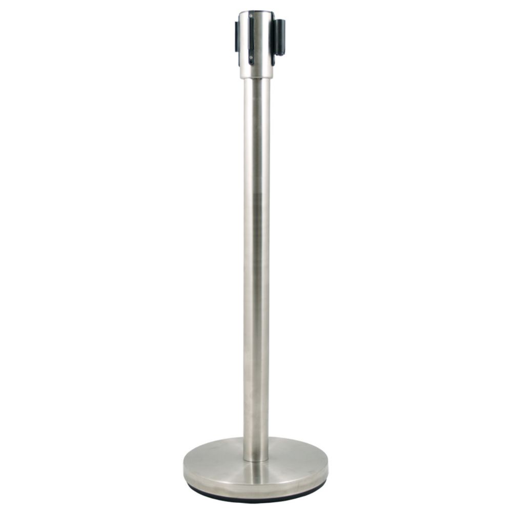 Update International S/S Retractable Stanchion w/ Pole & Base