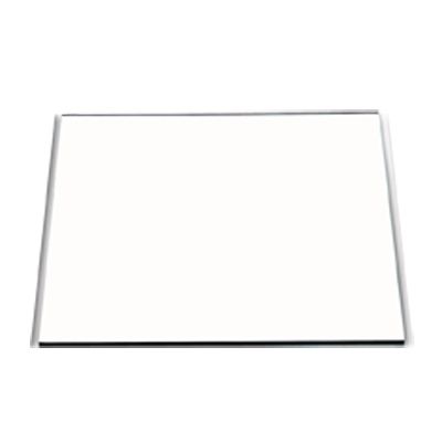 Delfin 12x12 in. Square Display Mirror Backed W/Black Acrylic