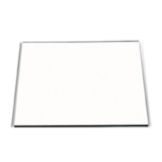 Delfin 12x12 in. Square Display Mirror Backed W/Black Acrylic
