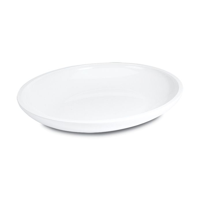 Delfin 3 Qt. White Oval Metro Bowl
