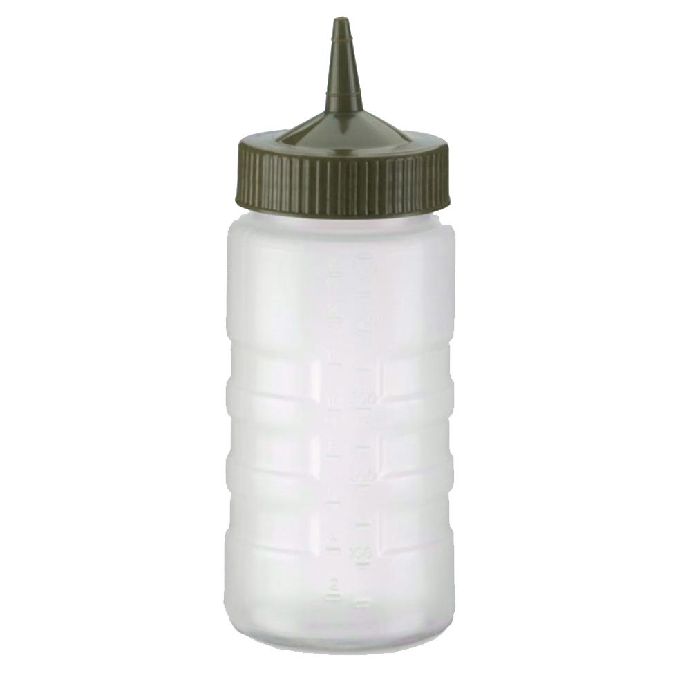 Traex&reg; 16 Oz. Wide Mouth Squeeze Bottle with Brown Cap