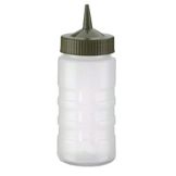 Traex&reg; 16 Oz. Wide Mouth Squeeze Bottle with Brown Cap