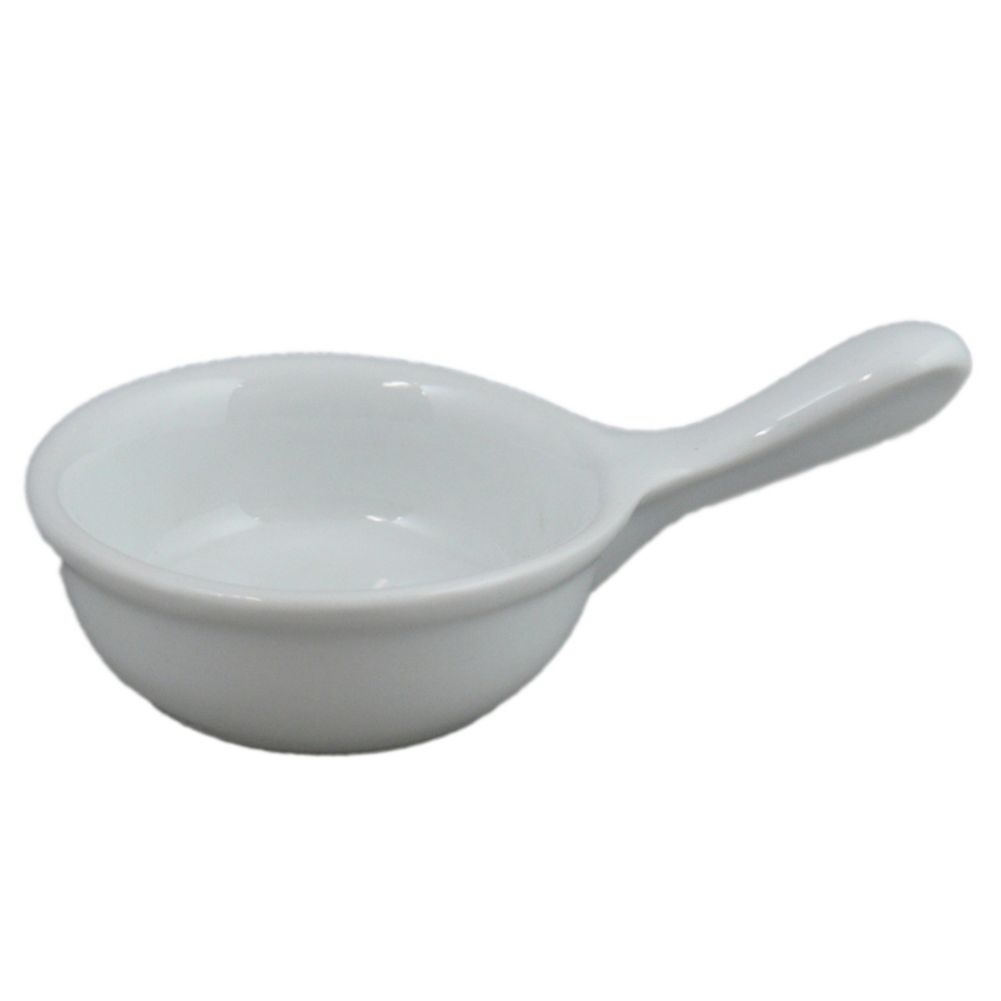 Vertex&reg; China Signature White 1-1/2 Oz Miniature Saucepan