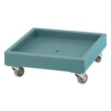 Cambro 22 W x 22 D x 8 H Camdolly&reg; for Dish Racks, Slate Blue