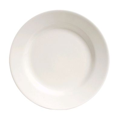 Tuxton&reg; Reno 10-1/2" Round Eggshell Plate