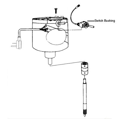 Bar Maid Switch Brush for A-200 and A-205 Model Glass Washers