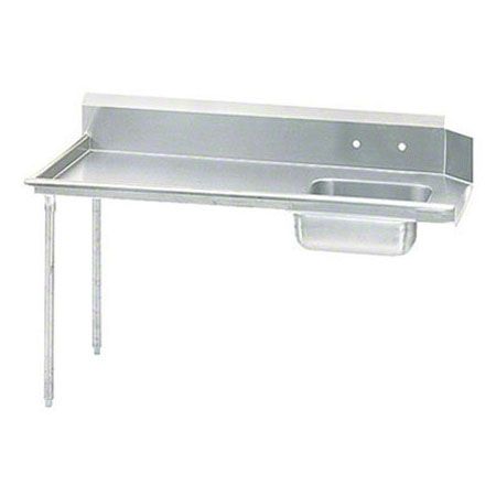 Jackson Left Side Installation Soiled Side Dishtable, 72" Length