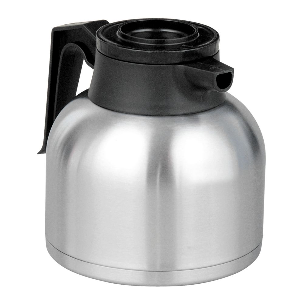 BUNN&reg; S/S 64 Oz Economy Thermal Carafe with Black Lid
