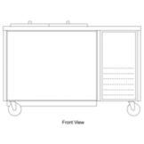 Ranserve Milk Cooler, 54"L, 30