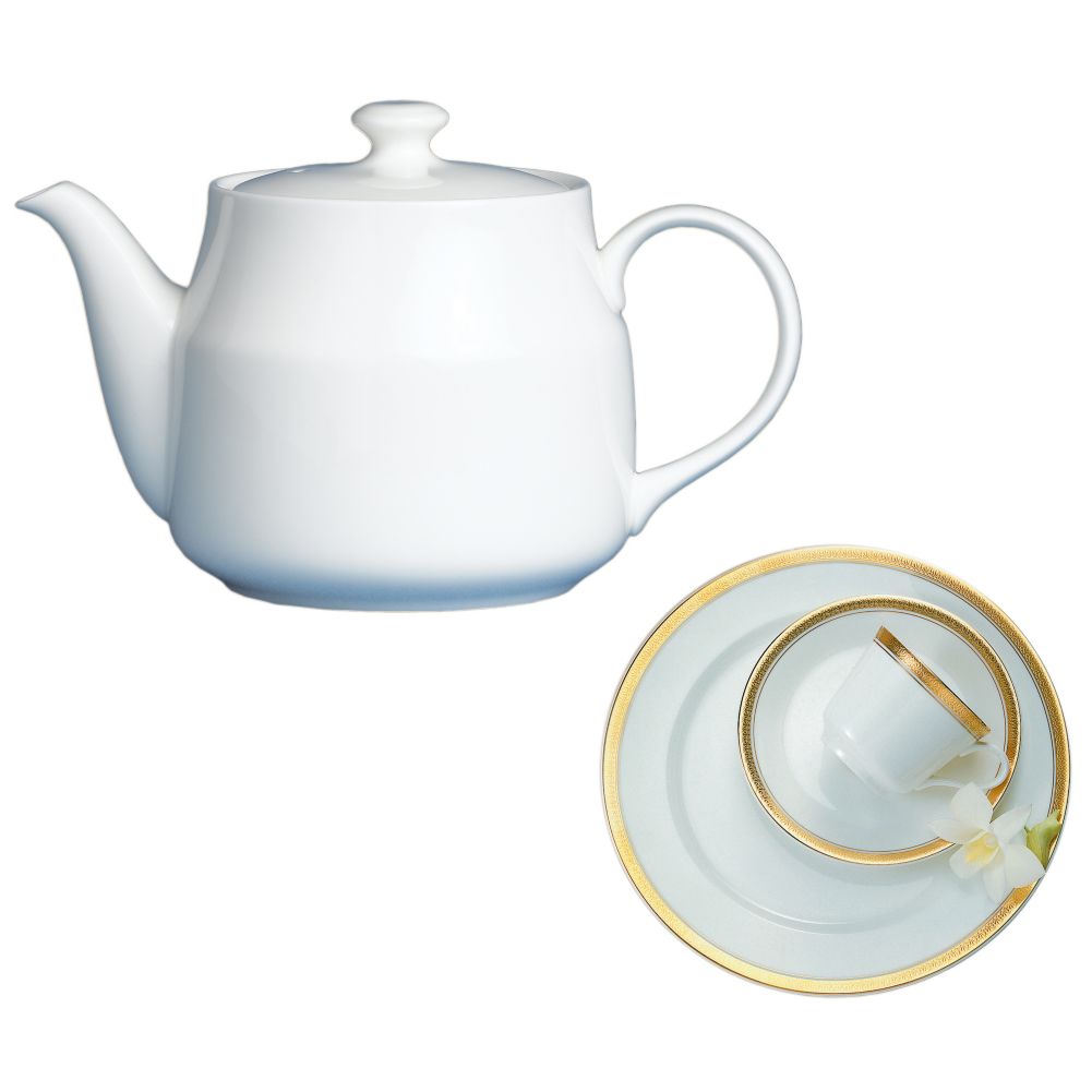 Steelite Royal Court Esmeralda 12-3/4 Oz Tea Pot